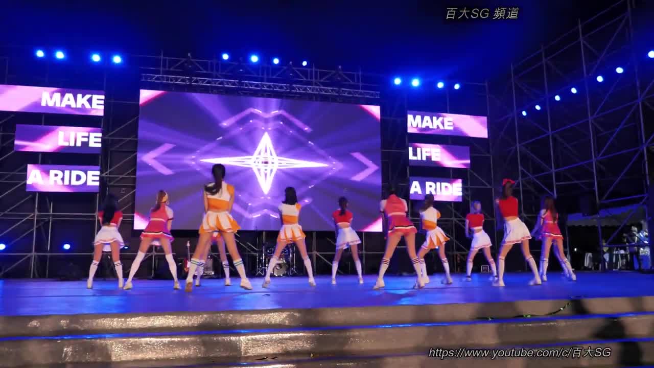 介紹 12 位Dancer Funky Girls 舞團表演 2020 BMW MOTORROD大會師 台南 奇美博物館