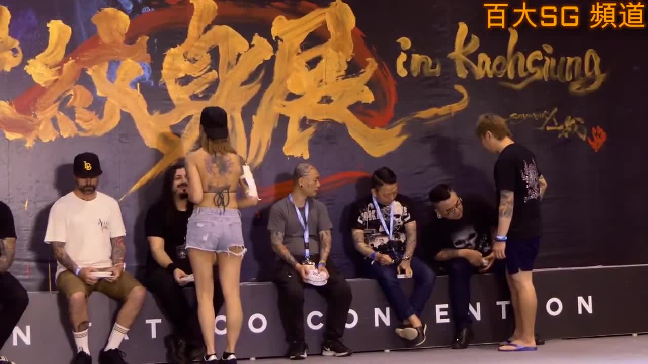 2018 台灣國際紋身藝術展 刺青展 最佳 黑白小圖 TAIWAN TATTOO CONVENTION-2