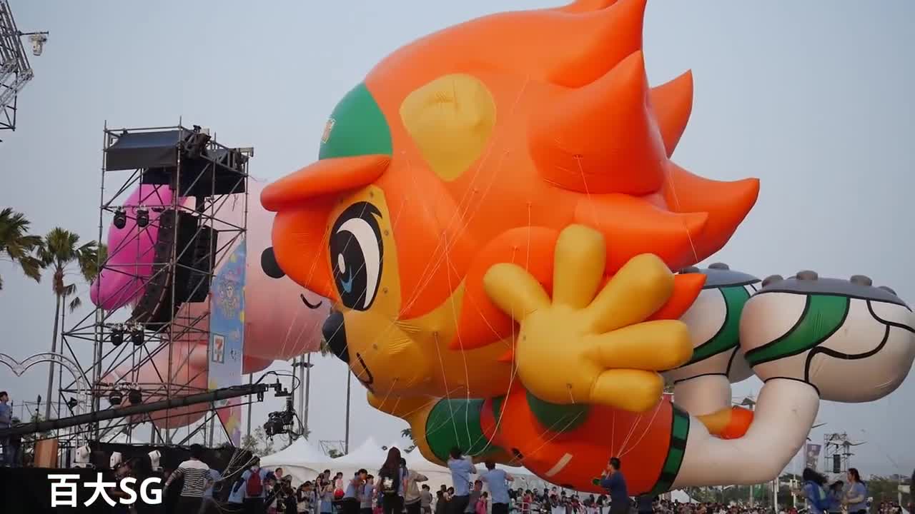 統一獅  夢時代氣球大遊行