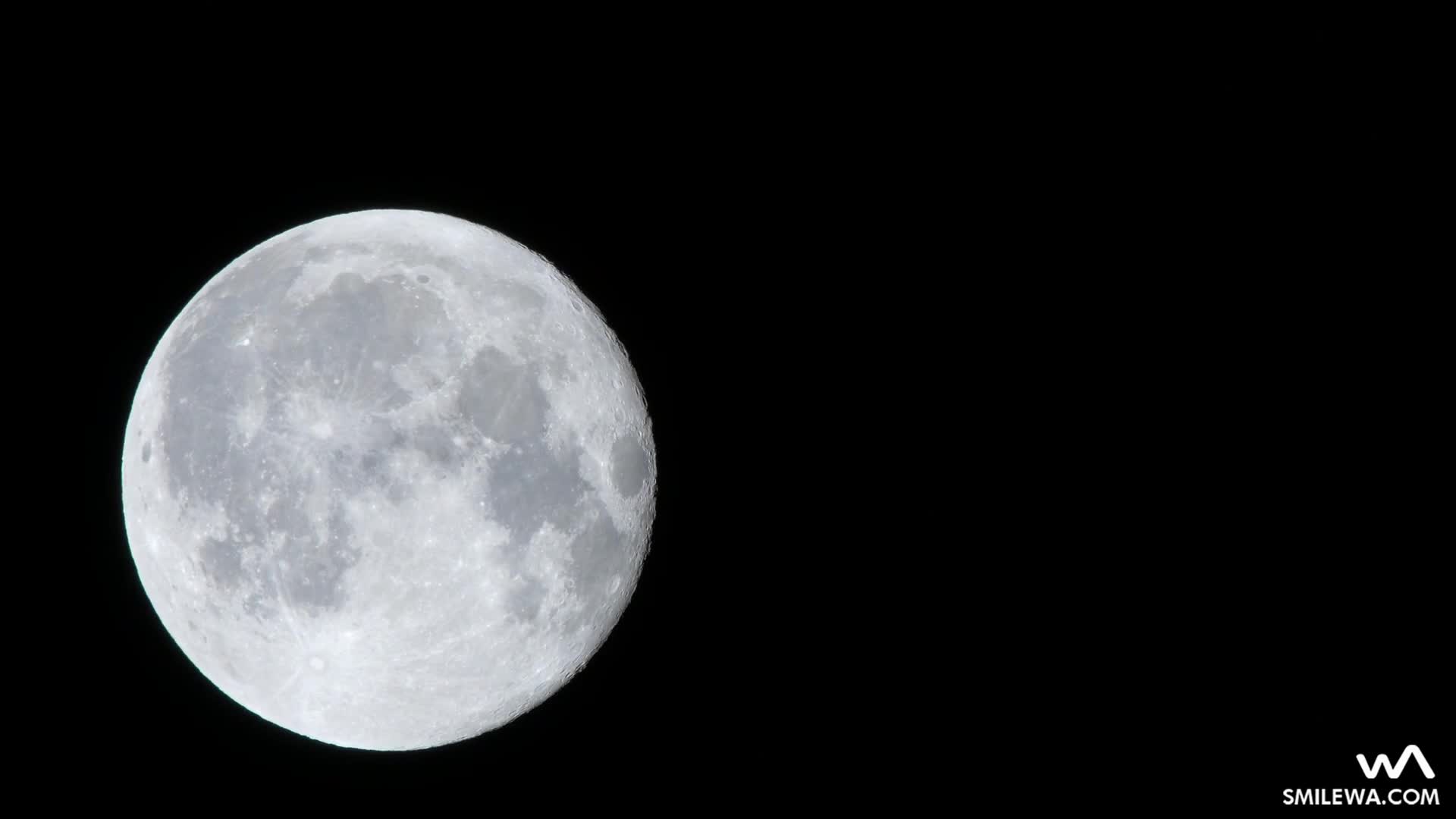 [4K] 2016년 추석 보름달 (full moon of September 2016) @대한민국 서울 직캠Fancam by -wA-